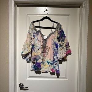 Camilla Shirt, Off the Shoulder, Size L
